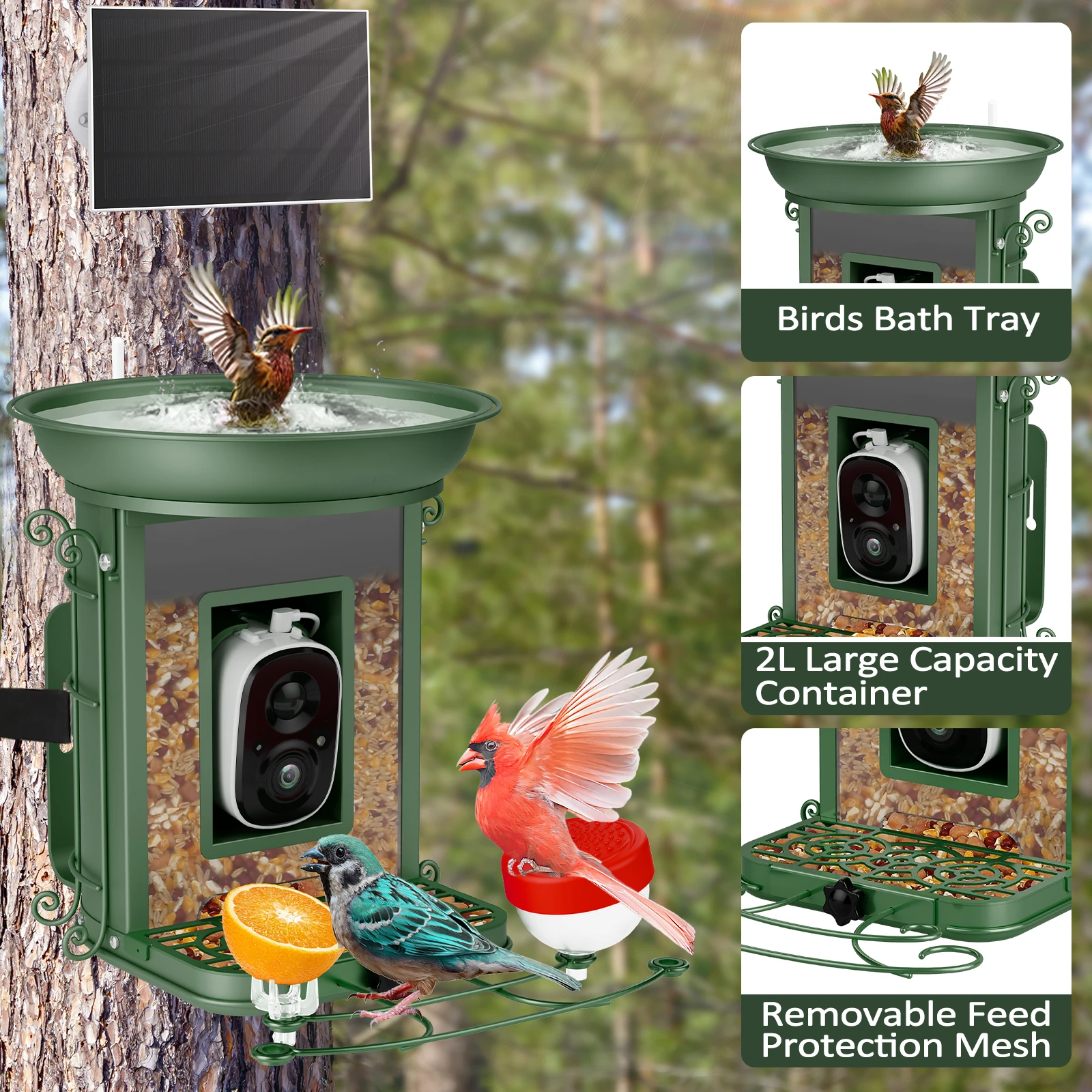 AI Camera 2K QHD Waterproof So - Power Outdoor recension och pris