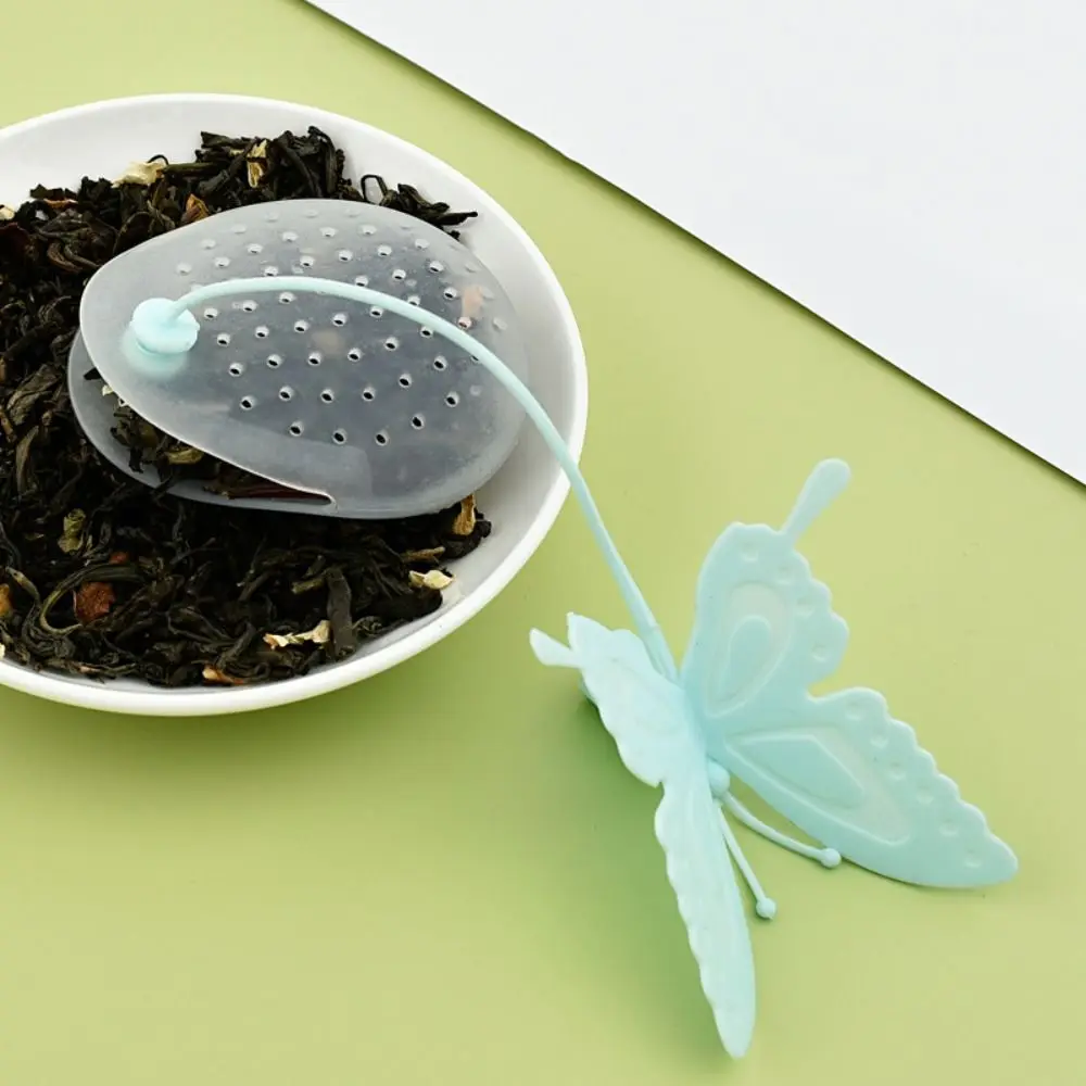 Silicone Material Butterfly Tea Bags Cute Design Filter Function Silicone Filter Infuser Reusable Butterfly Shape Tea Strainers