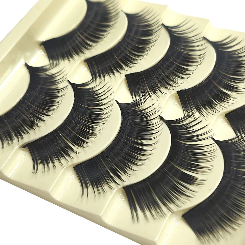 ICYCHEER  Makeup Thick Long Eye Lashes Handmade Mixed Mink False Eyelashes Dolls Handmade Soft Full Strip Lashes