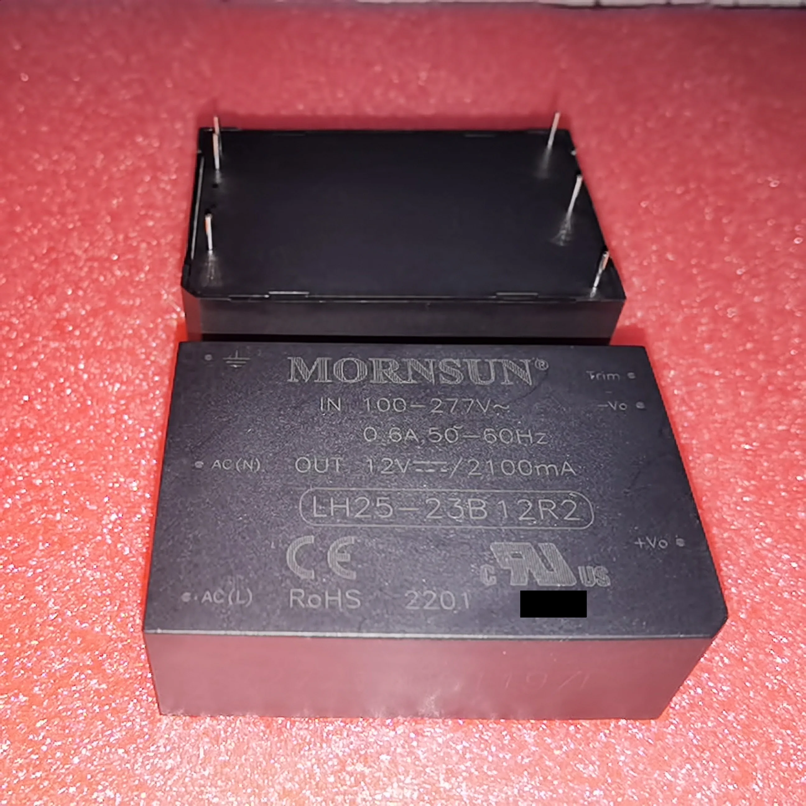 MORNSUN LH25-23B12R2 AC-DC POWER MODULE 85-305 V to 12V 2100mA 25.2W