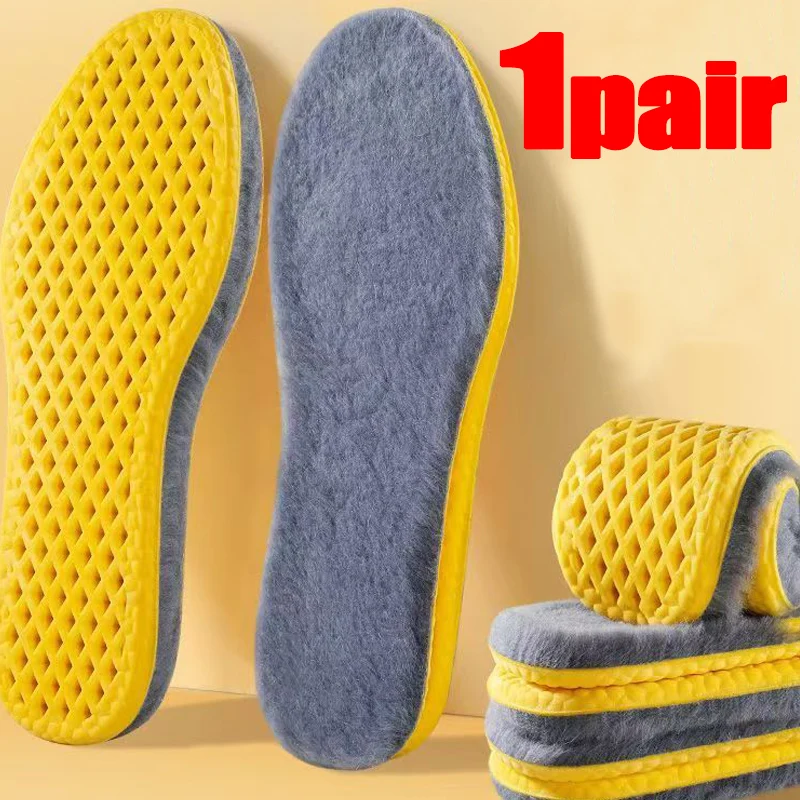 Ultra-Warme Schneestiefel-Einlegesohlen Winter Verdickte Plüsch-Thermoeinlagen Selbsterhitzende Beheizte Einlagen für Männer und Frauen bei kaltem Wetter – Detail 14