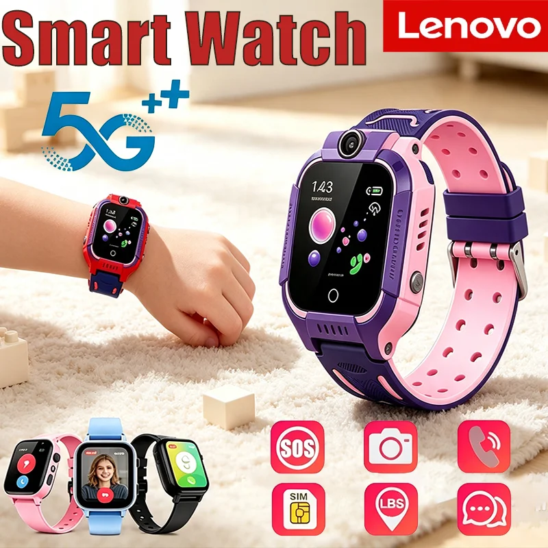 Smartwatch Watches For Children - Lenovo 5G Çocuk Akıllı Saati Erkek