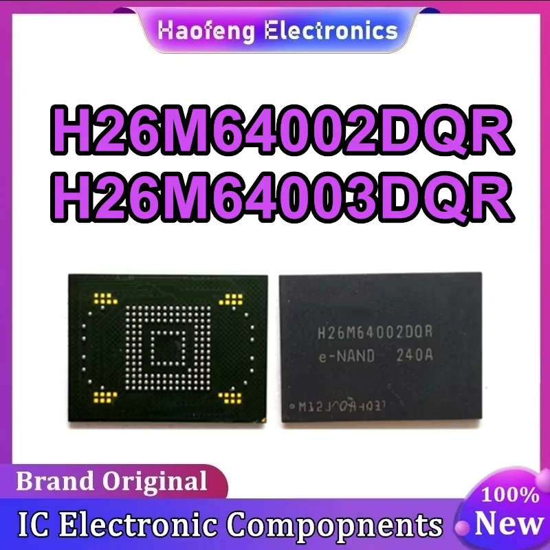 H26M64002DQR H26M64003DQR 169 Ball EMMC 32GB Flash IC New Original in Stock