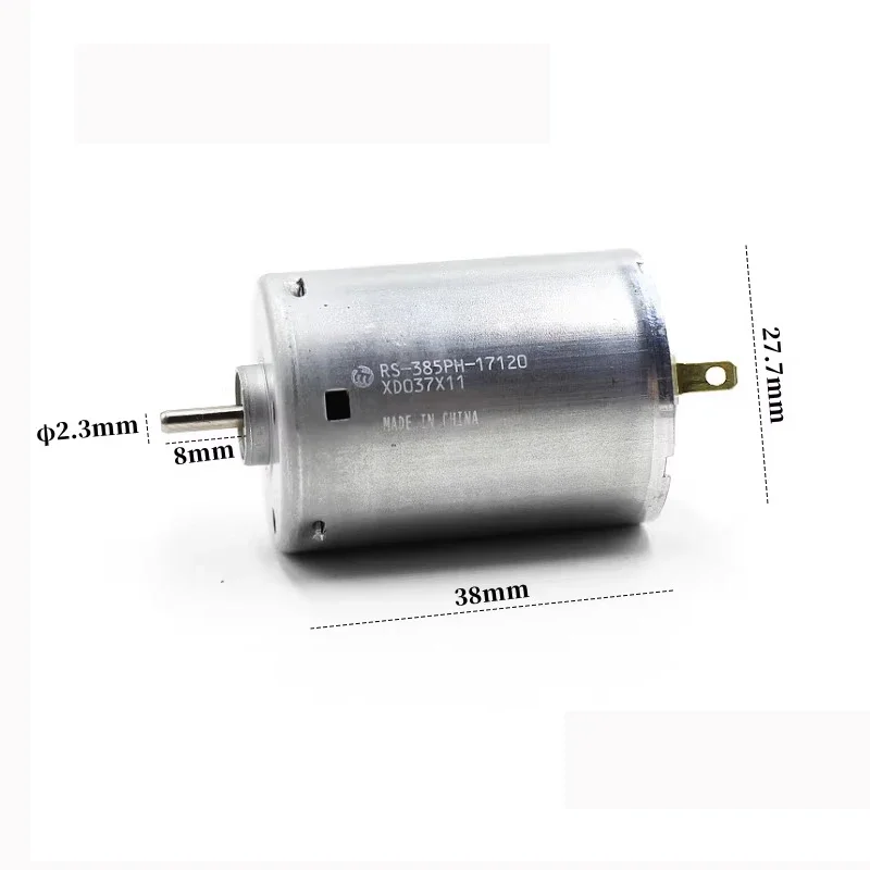 MABUCHI RS-385PH-17120 Mini RS-385 Motor DC 12V 18V 24V 9000RPM Micro 28mm Electric Carbon Bush Motor DIY Automotive Appliances