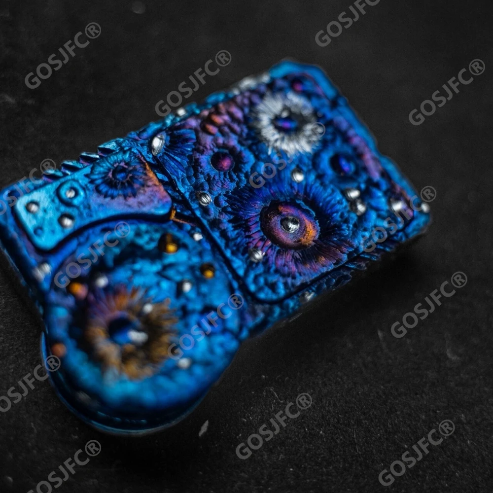 PGEDC Transfer Fidget Slider Titanium Carve Mechanical Slider Spinner Stress Relief Toy Original Design Anxiety Relief Gadget
