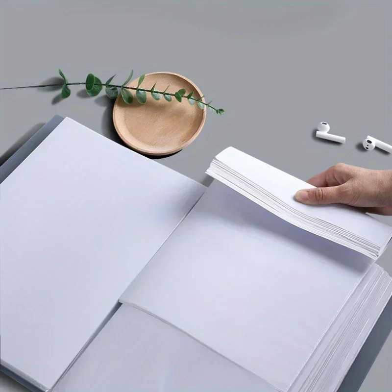 30 Pages A4 Document Organizer with Transparent Pockets - Multi-Layer Office and School Storage Folder Desk Organizer  Binder