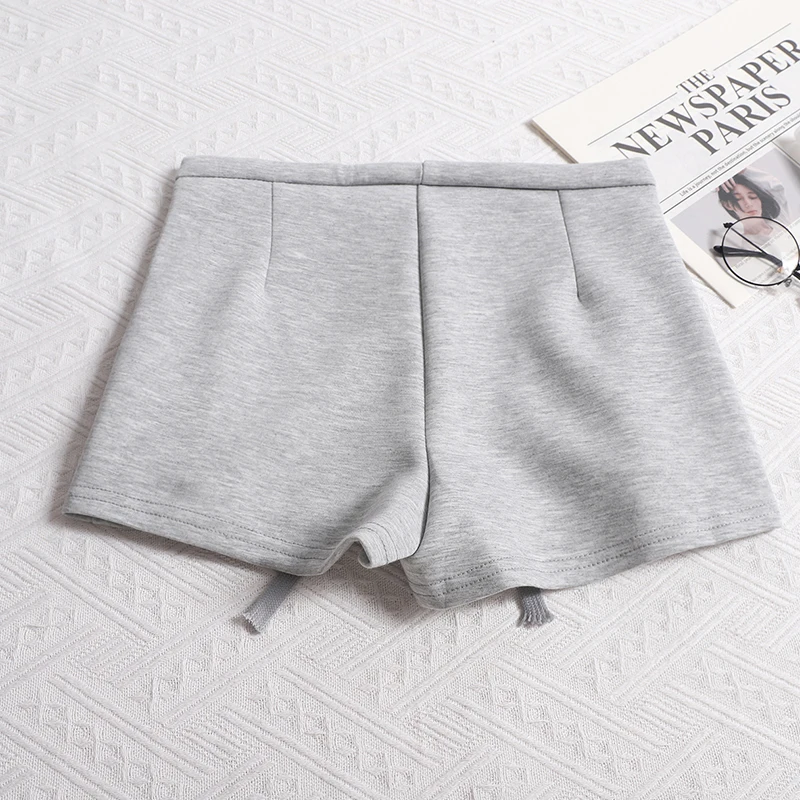 

Юбка-шорты Y2k, женская летняя облегающая юбка 2023, повседневные универсальные мини-юбки с завязками на талии, милая однотонная юбка для пикантных девушек