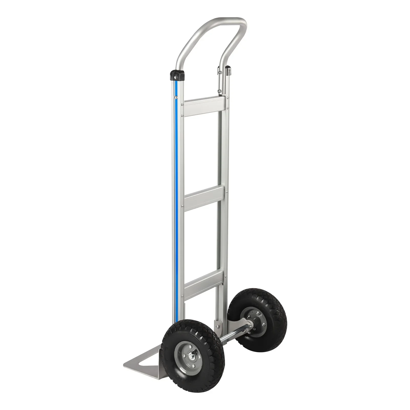 Silver Heavy Duty Dolly for Moving with 2 Wheels Hand Trunk Dolly Industrial Strength 500 lbs Weight Capacity