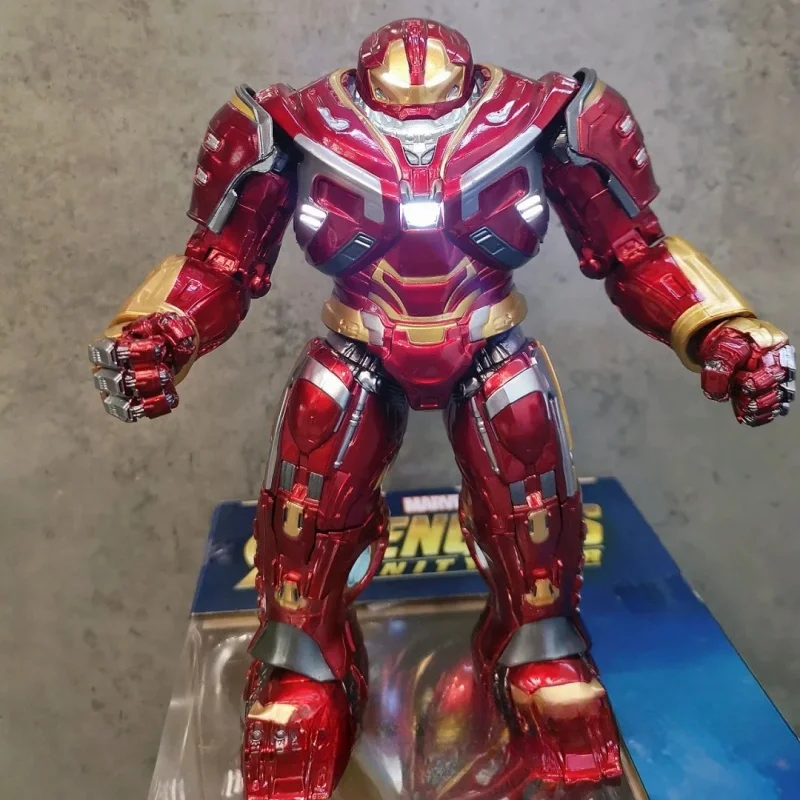 Zd Original Iron Man Figure 20cm Hulkbuster Mk44 Action Figure Marvel 10th Anniversary Memorial Collect Model Gift Toy