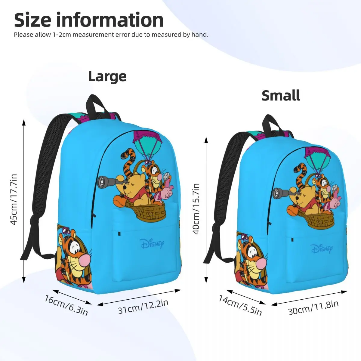 Backpack Tigger Baloon Eeyore Multi Compartment Disney Winnie The Pooh For Women Kid Gift Personalised Kindergarten Bag Travel