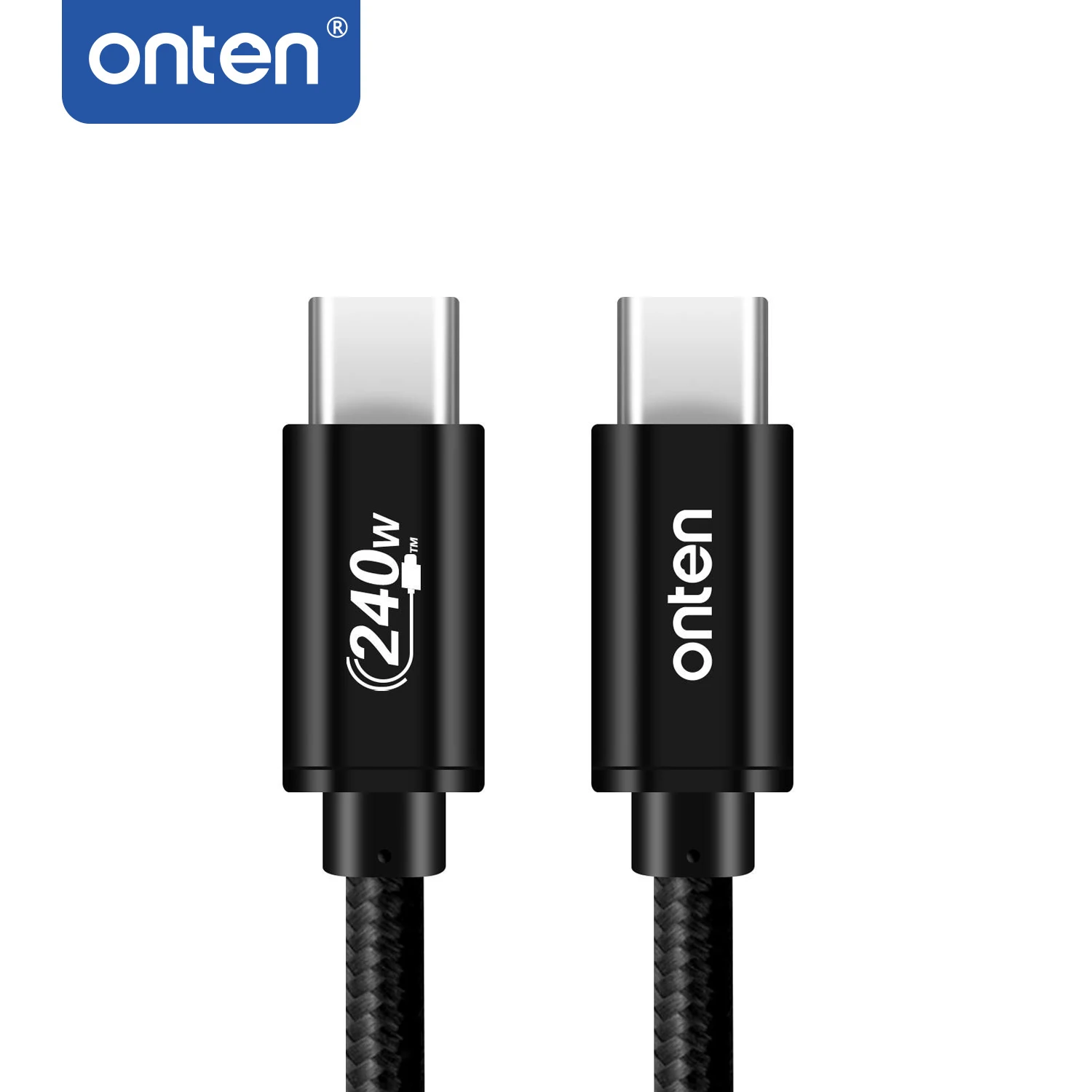 ONTEN OTN-CC201 Super Fast Charging Data Cable 480Mbps PD240W Super Fast Charging Compatible with Win XP 7 8 10 11