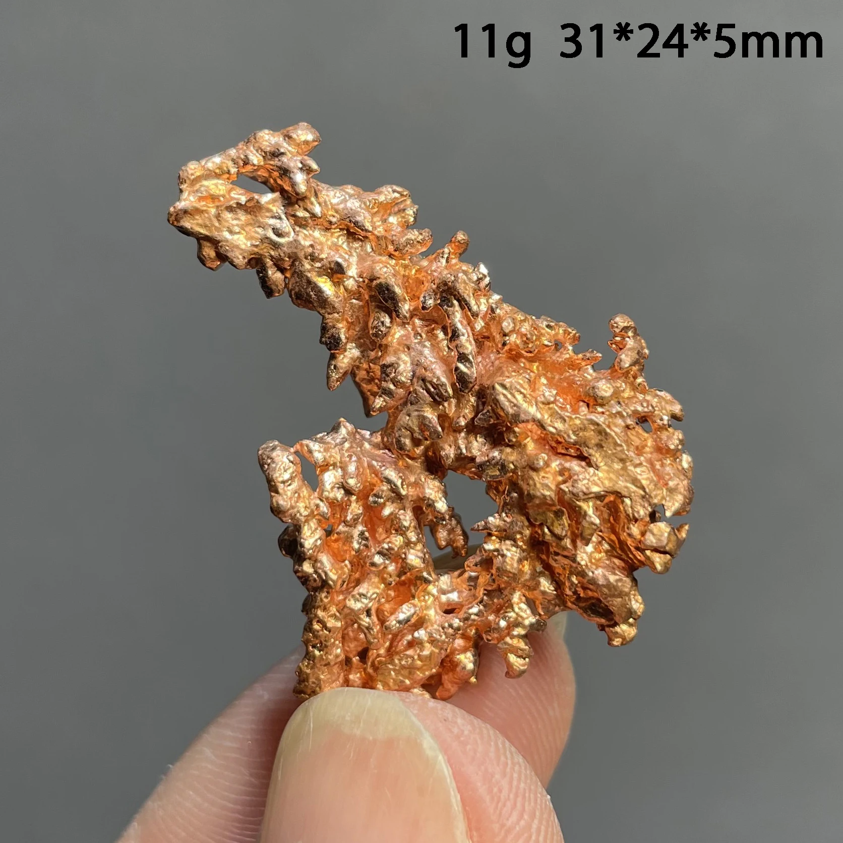 Grappe de cuivre natif naturel, spécimen minéral, décoration de roche de Quartz, cadeau de guérison