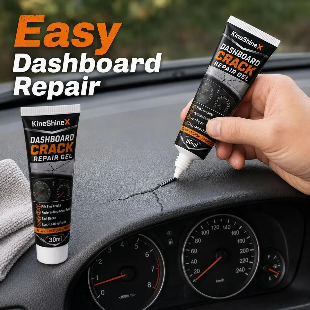 Car Dashboard Crack Repair Gel Plastic Restorer Agent Fast Repair Auto Interior Leather Refurbishment