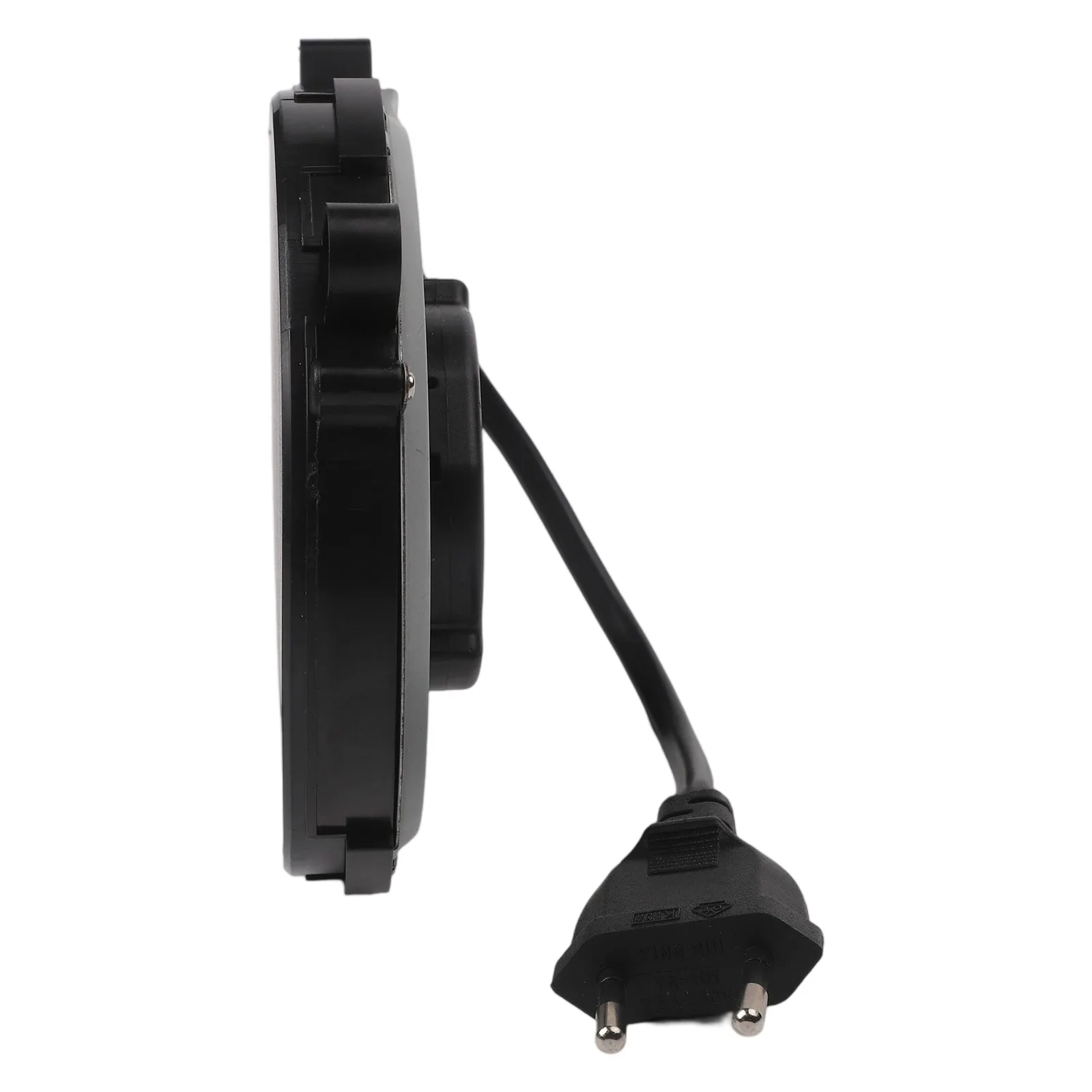 Camping Power Supply Extension Cord Reel Module Retractable Cable Size Wear-resistant ABS Material 3 Core Electrical Wire