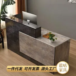 Hotel Reception Desk Simple Modern Small Commercial Beauty Salon Barber Shop Convenient Counter Cashier Bar