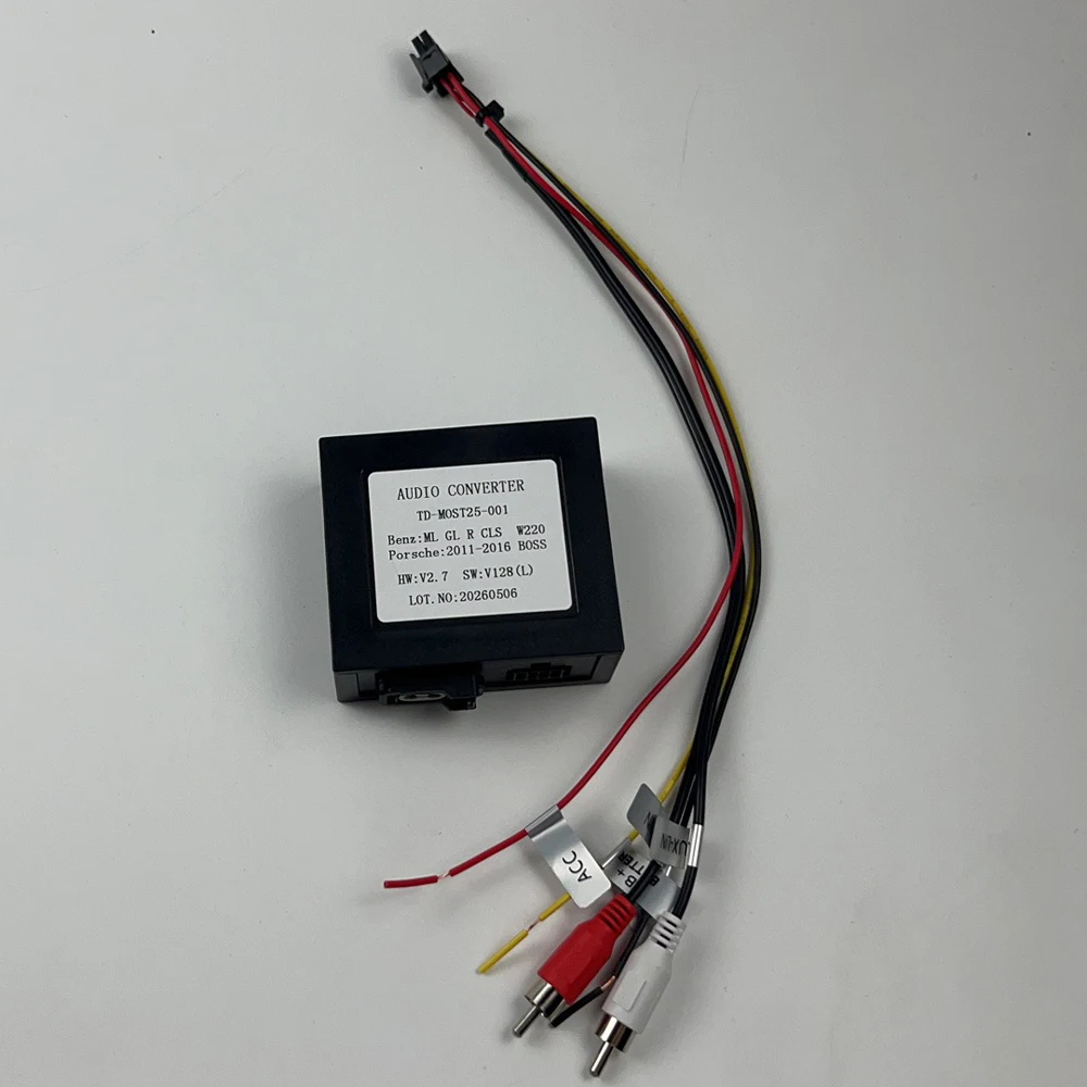 

Car Radio stereo Audio Optical Fiber Decoder Most Box For Mercedes Benz ML/GL/R/S/CL/E/SL/C/CLKW203 For Porsche 911 Cayenne