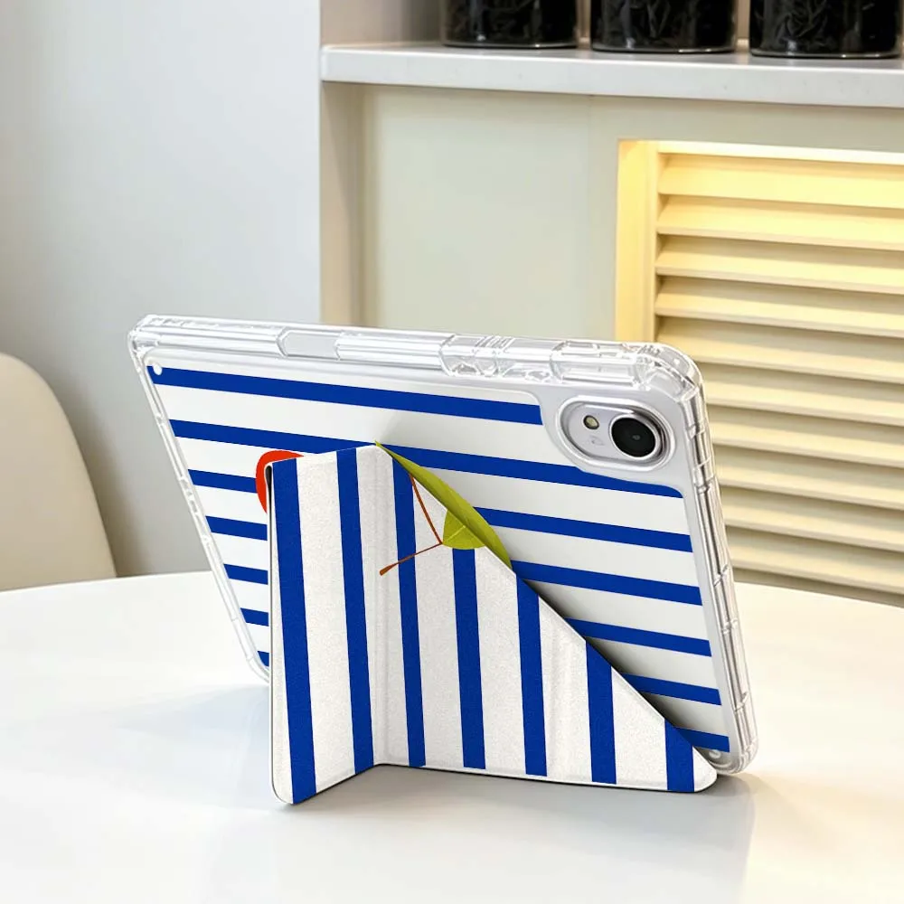 Cartoon Fruit Stripes Case For Huawei Honor Matepad Pad X10 X9 GT Pro V9 9 Air SE 12X 11.5 11 13.2 11.5s inch Foldable Tablet