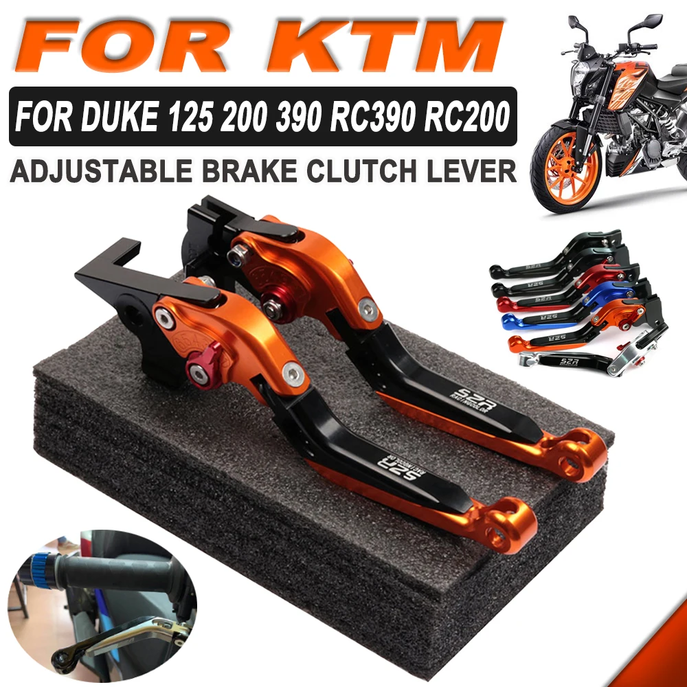 Regulowana składana dźwignia hamulca i sprzęgła do motocykli KTM 390 ADV DUKE 390 DUKE 390 125 200 RC125 RC200 RC390