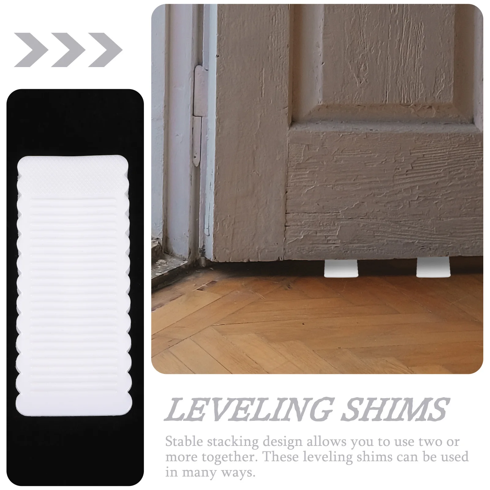 

4pcs Furniture Leveling Shims Stacking Wedges For Toilet Table Chair Cabinet Door Shims Home Improvement Diy Leveler