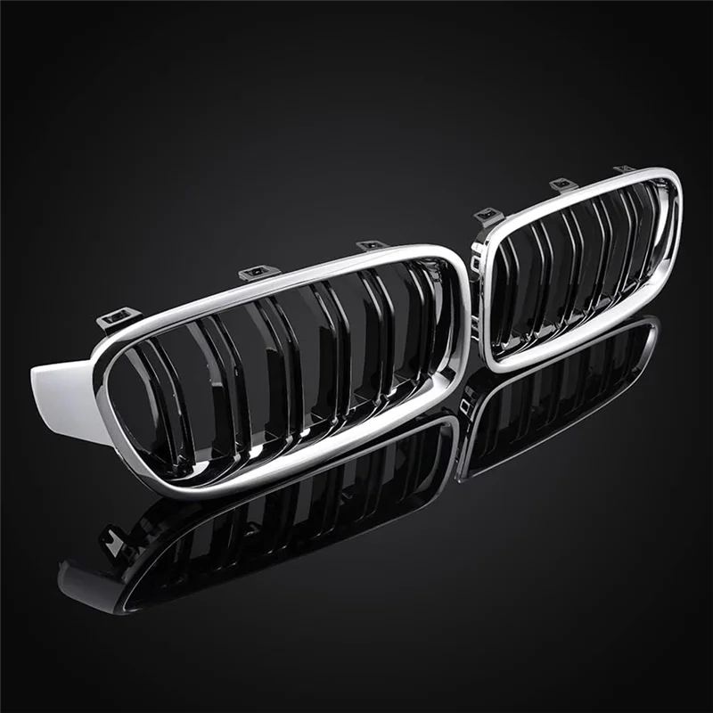 AB61-腎臓交換フロントグリルデュアルスラット BMW 3 シリーズ F30 F31 2012-2018 51130054493 51130054494 51137263482 511372634