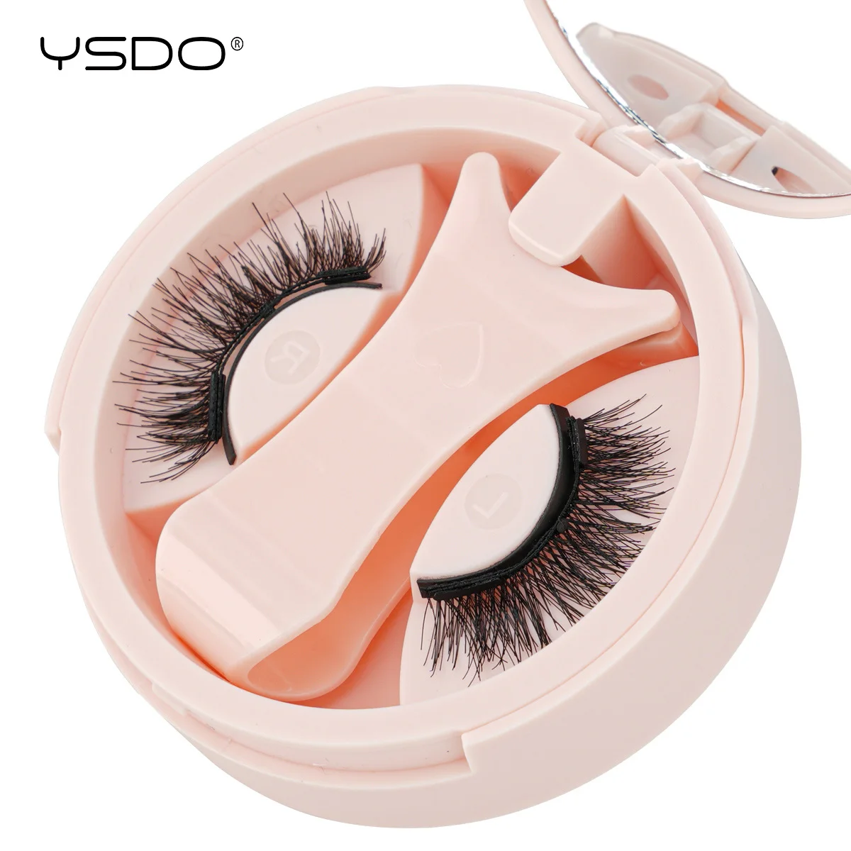 YSDO Magnetische Wimpern 1 Paar Natürliche Magnetische Nerz-Kunstwimpern Wiederverwendbare Flauschige Dicke 3D Falsche Wimpern mit Applikator Klebefrei – Detail 21