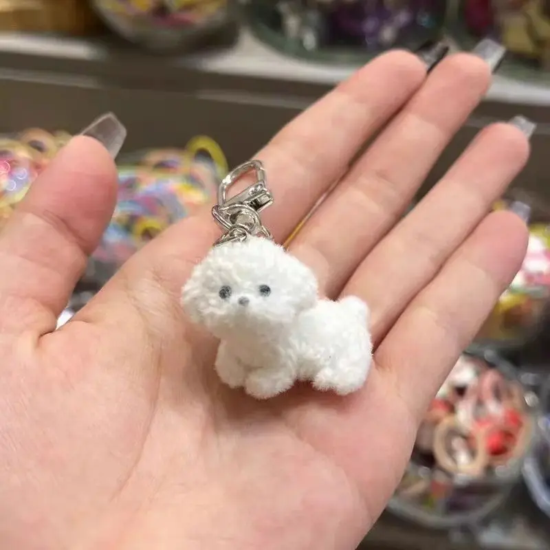 

Fluffy Alpaca Elk Capybara Animal Keychains Resin Cartoon Lovely Funny Garlic Goose 3D Doll Pendant Bag Box Car Key Ring Jewelry