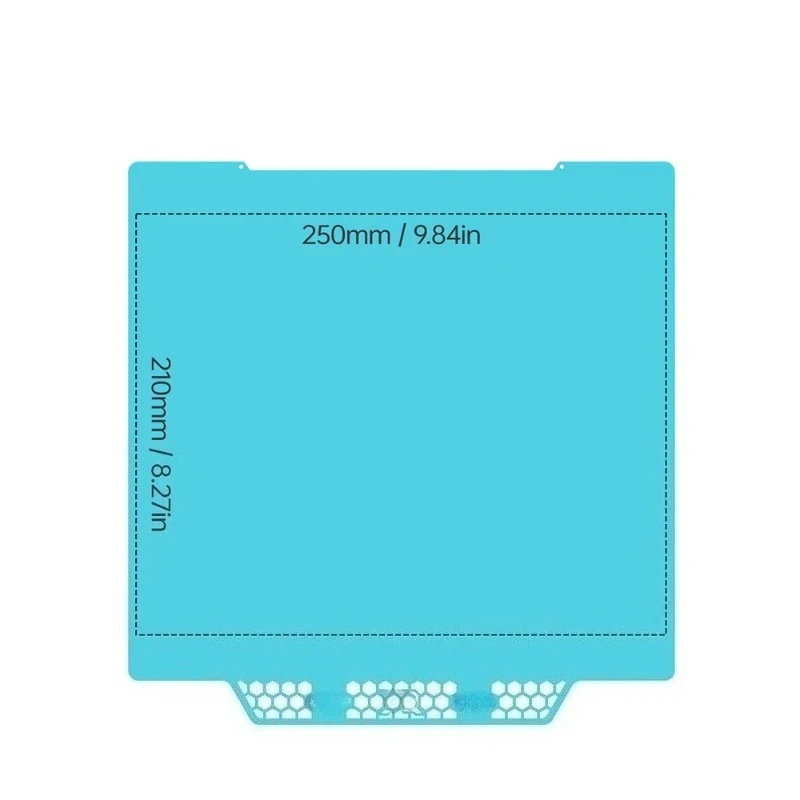 ThePanda BuildPlate Glacier Blue 250*210mm Feuille magnétique double face en PEI pour imprimante 3D Bambu LabPrusa MK4 MK3 MK3S