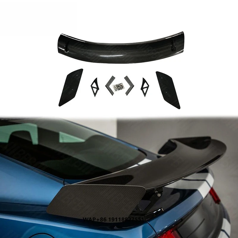 

Real Carbon Fiber Rear Trunk Lip Spoiler Wing for GT500 2015-2023