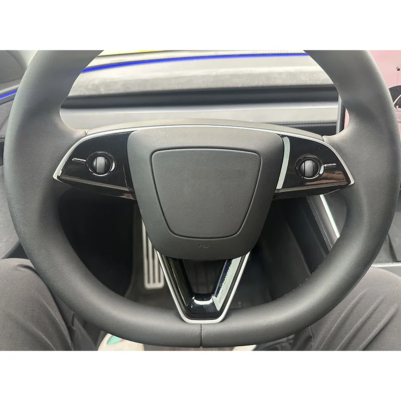 Car Steering Wheel Decorative Plates for Tesla Model 3 Highland /Model Y Juniper /Model YL 2025 Interior Trim Car Accessories - view 4