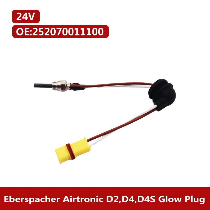 For 12V 24V 1-8KW Chinese Air Heater Eberspacher Airtronic D2 D4 Webasto AT2000 S ST Glow Plug Overheat Flame Sensor