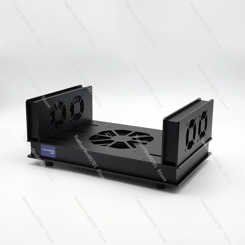 

New generation mini computer host radiator fan light cat power amplifier set-top box base bracket adjustable version