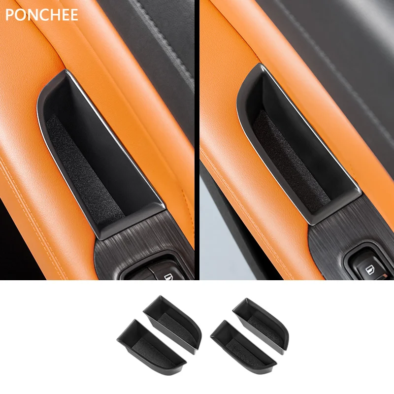 

Для Haval H9 MKII 2nd 2024-2025 дверная ручка ящик для хранения из АБС-пластика грязеотталкивающие и аккуратные принадлежности для модификации автомобиля