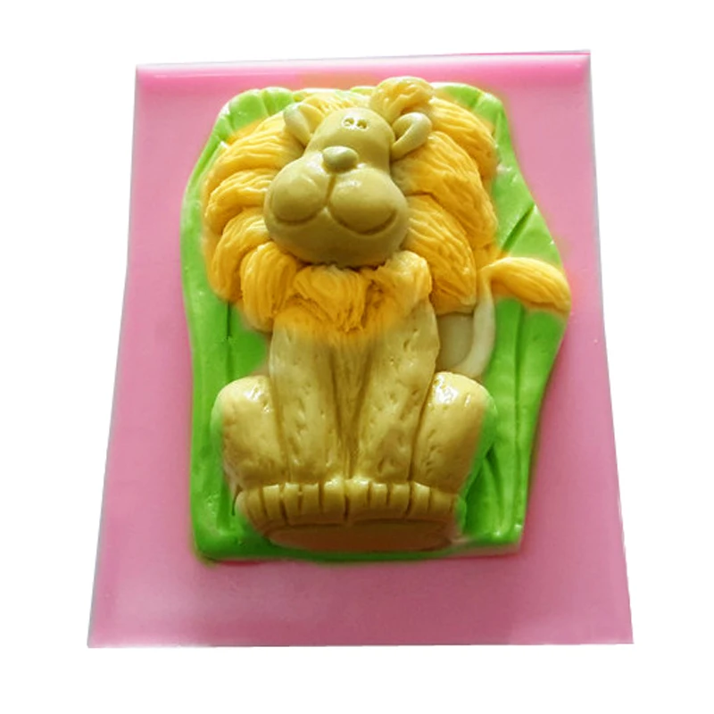 

A Couple of Lion Cooking Tools Silicone Mold For Baking Fondant Sugar Of Cake Decorating Candy Kitchen Ware