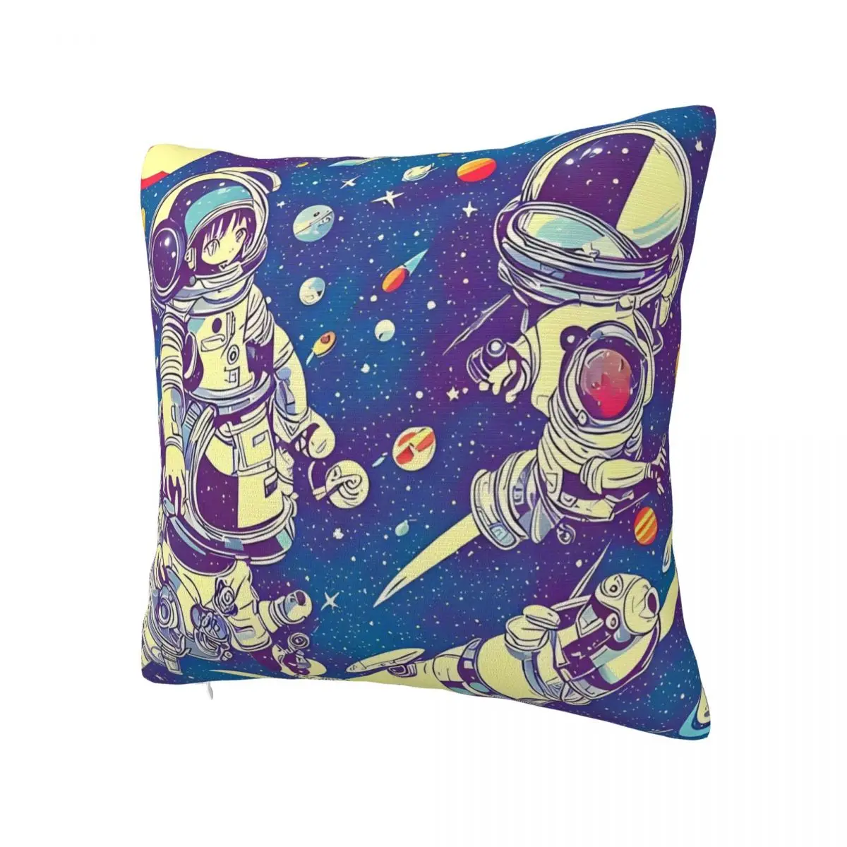 Astronaut Interstellar Universe Pillow Case Kawaii Pillow Cover Soft Graphic Cushion Cover Pillowcases For Sofa Home Decoration