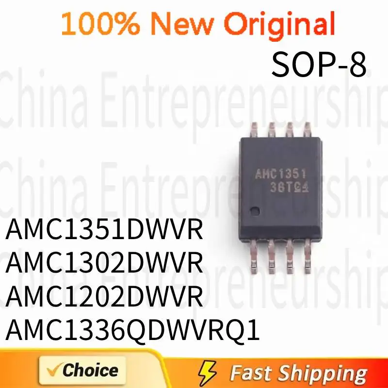 2PCS SOP-8 AMC1351DWVR AMC1302DWVR AMC1202DWVR AMC1336QDWVRQ1 SOP-8 Isolation amplifier chip 100%Quality Original/Quick delivery