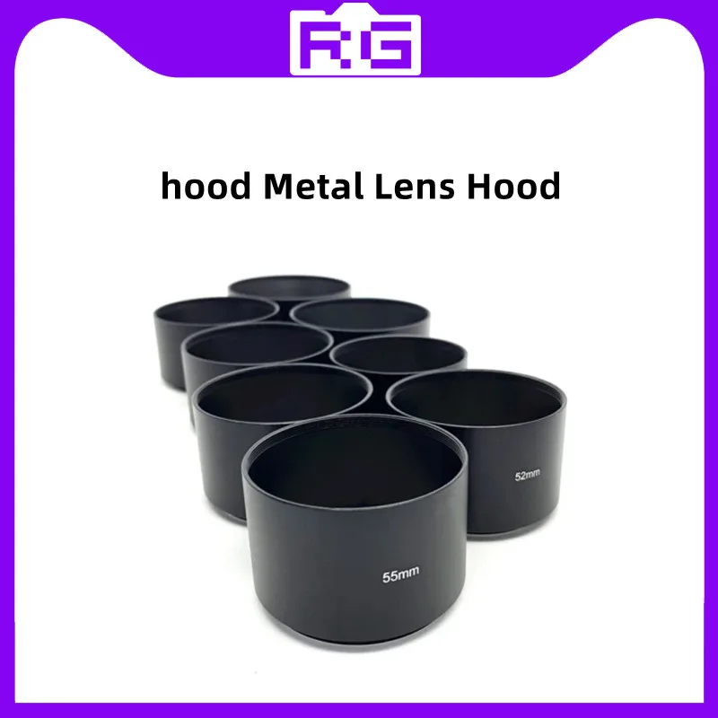 49mm 52mm 55mm 58mm 62mm 67mm 72mm 77mm 82mm Osłona obiektywu metalowa osłona obiektywu