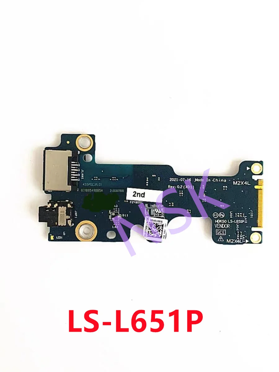 

Original for DELL G16 7620 G15 5520 5521 Lan Board LS-L651P 59G8M 059G8M 100% Test Ok