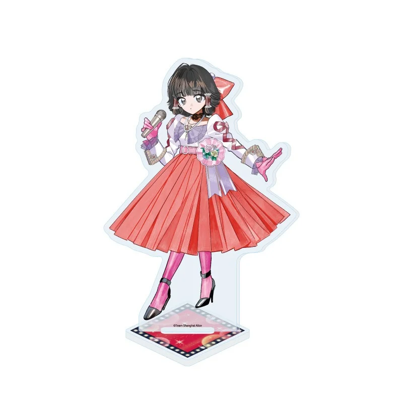 Touhou Project 15CM GAME Reimu Hakurei Marisa Kirisame Acrylic Figure Stand Figure Desktop Ornament Collecting Keychain