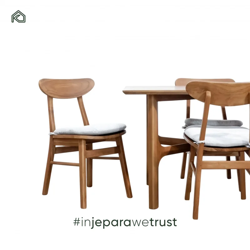 custom.Custom Modern 8-Seater Solid Teak Wood Dining Table Set Rectangular 8 Persons Outdoor Bedroom Living Room Hotel Furni