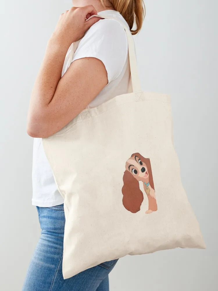Lady sticker Tote Bag free delivery bags cute tote bag Lady bags Big bag women