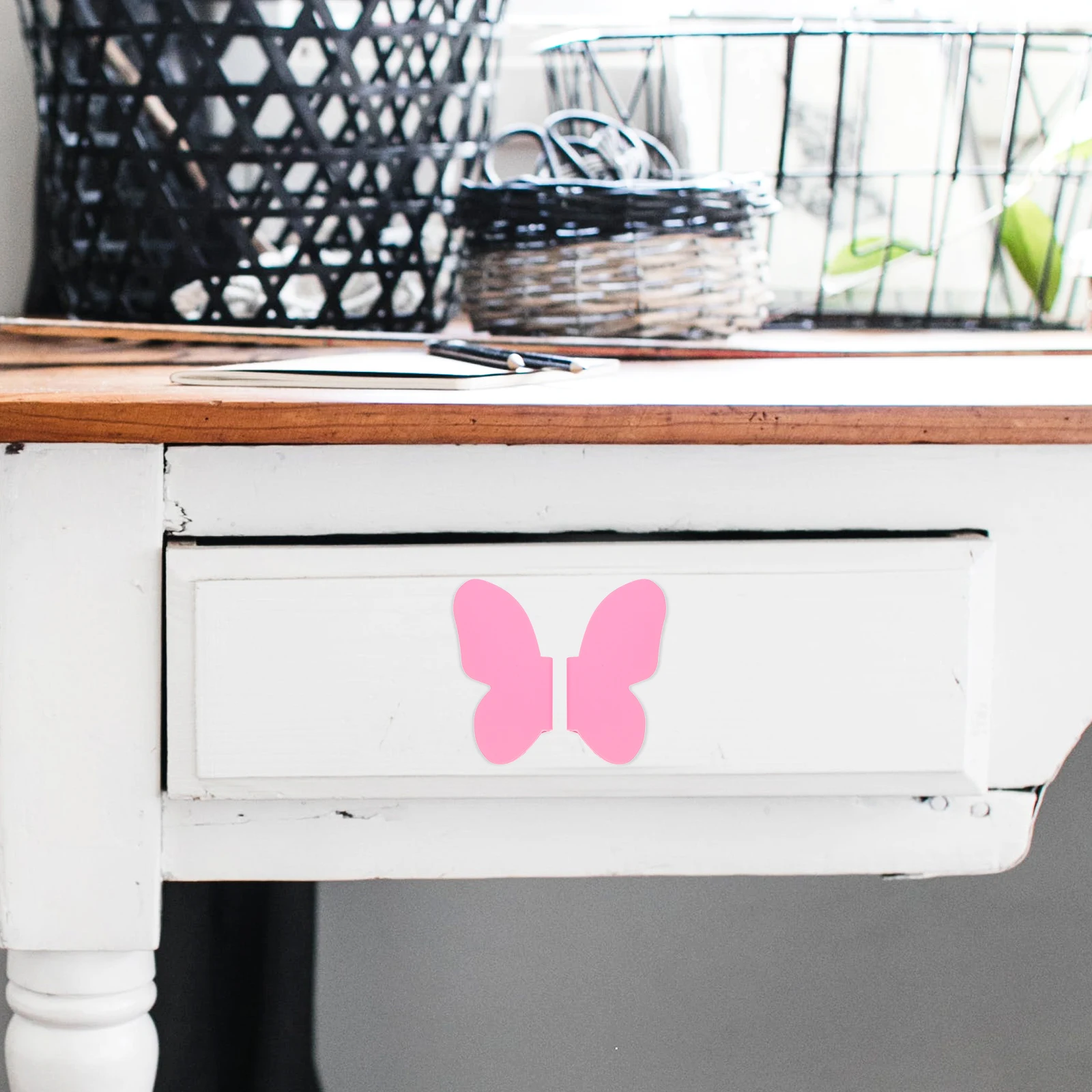 

Butterfly Drawer Knob Cabinet Door Handle Vintage Decor Hardware Cupboard Iron Dresser Knobs