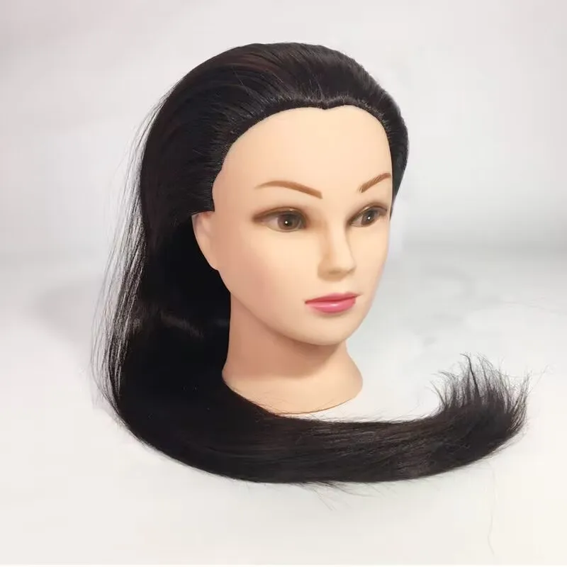 Practice of wig head models, hair arrangement, simulation of makeup doll heads, wig head models, hair styling models