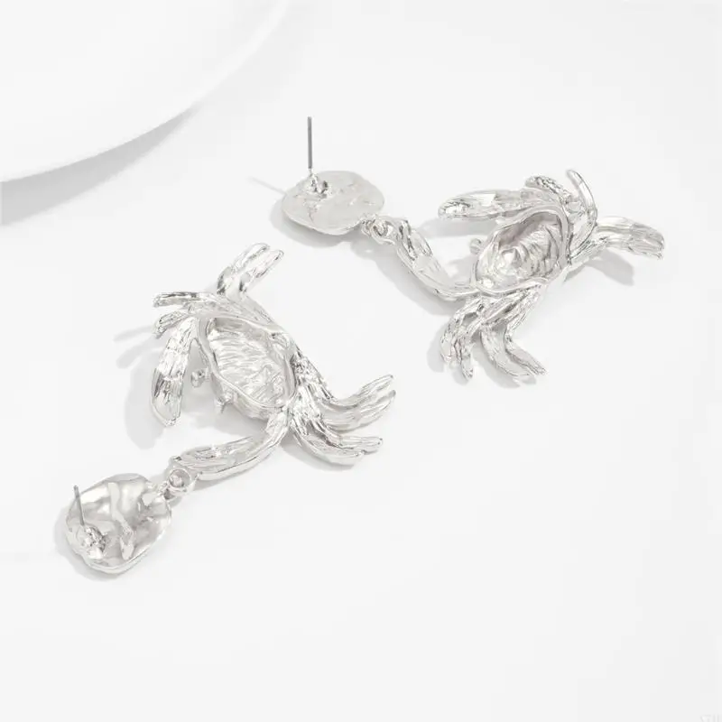 Fashionable Marine Animal Earrings Lobster Designs Party Accessories Beach Jewelry for Women Girls