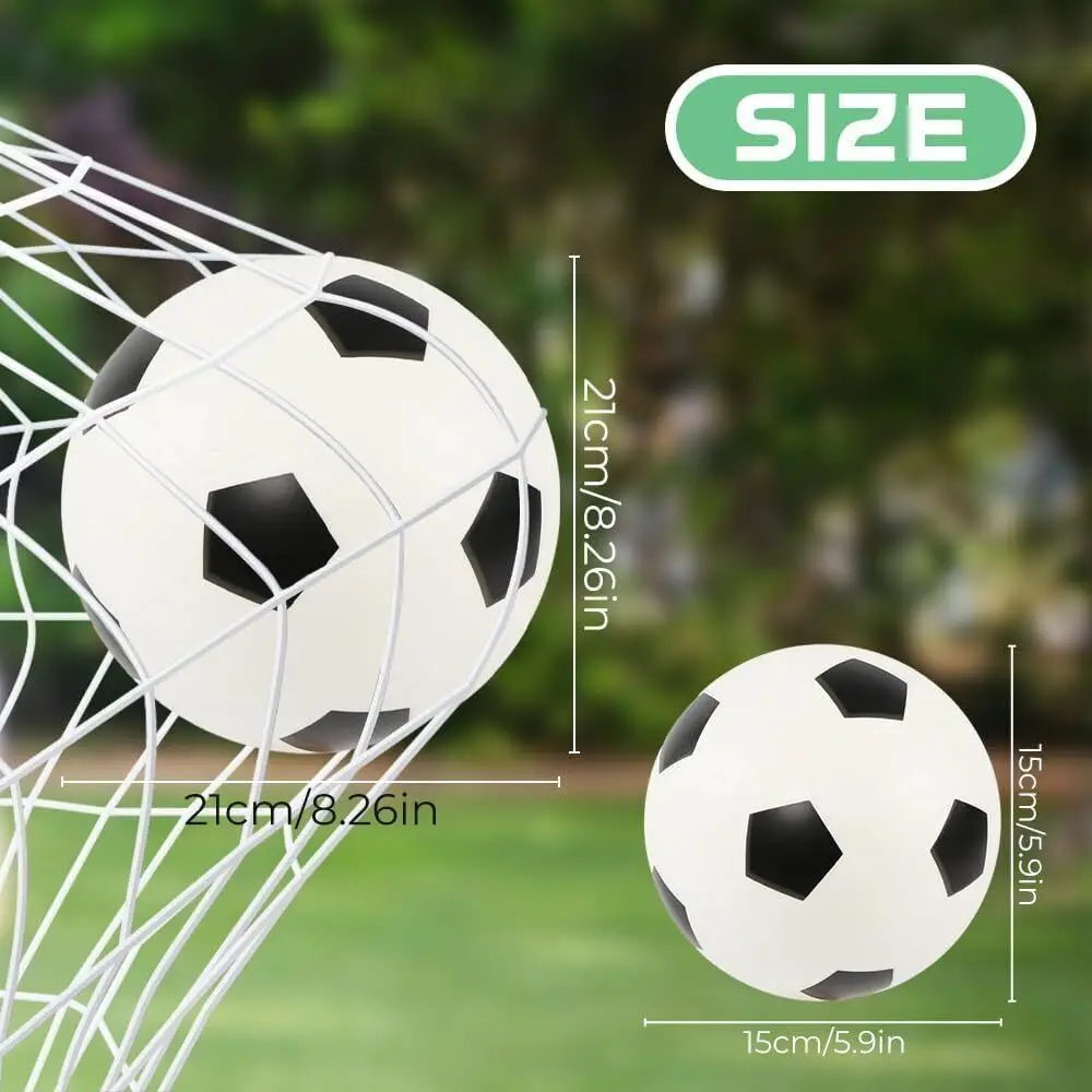 The Handleshh Silent Football Lightweight Low Noise Foam Soccer Ball Kids Outdoor Sports