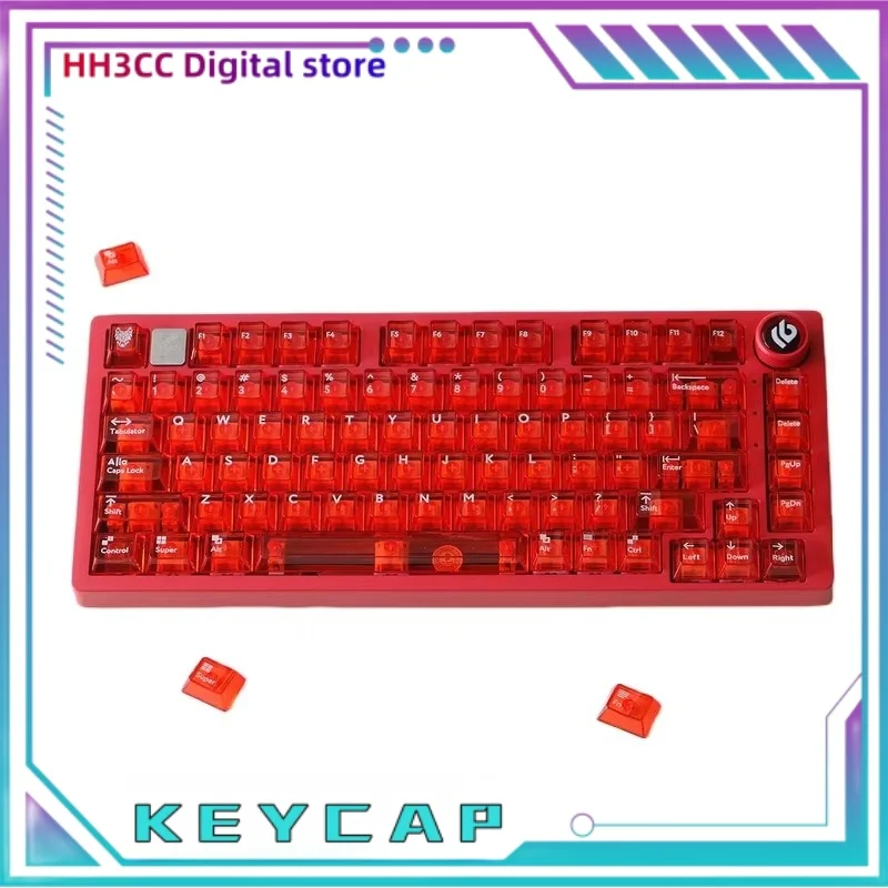 Creative Mechanical Keyboard Keycaps 114 Keys Transparent Pc Material Transfer Printing Process Tablet Laptop Keyboard Keycaps