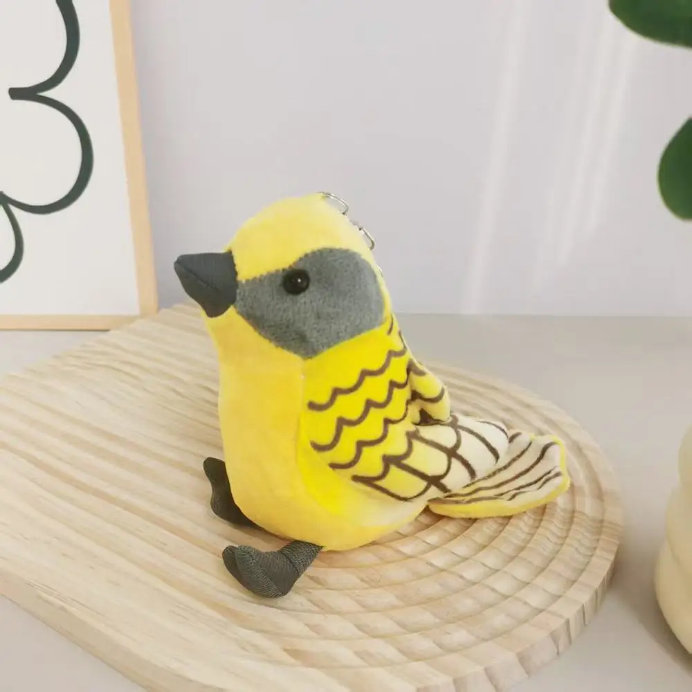 14 cm simulierte gelbe Oriole Stofftier gefüllte Plüschtierfigur Cartoon Anime niedliche Kindergeburtstagsgeschenk lustige Puppe