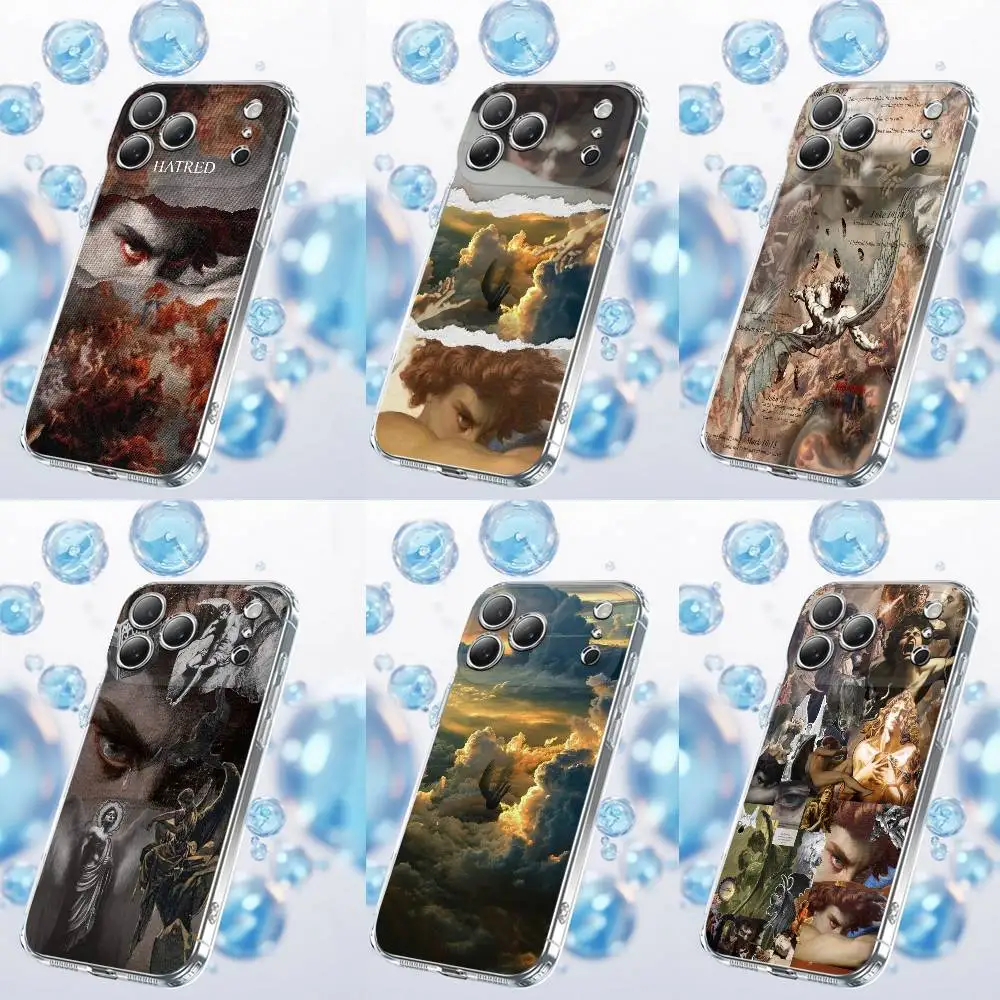 

Alexandre Cabanel The Fallen Angel Phone Case For iPhone 14,11,15,17,13,12,16,Plus,Pro,Max,Plus,E,Air,Mini Transparent Cover