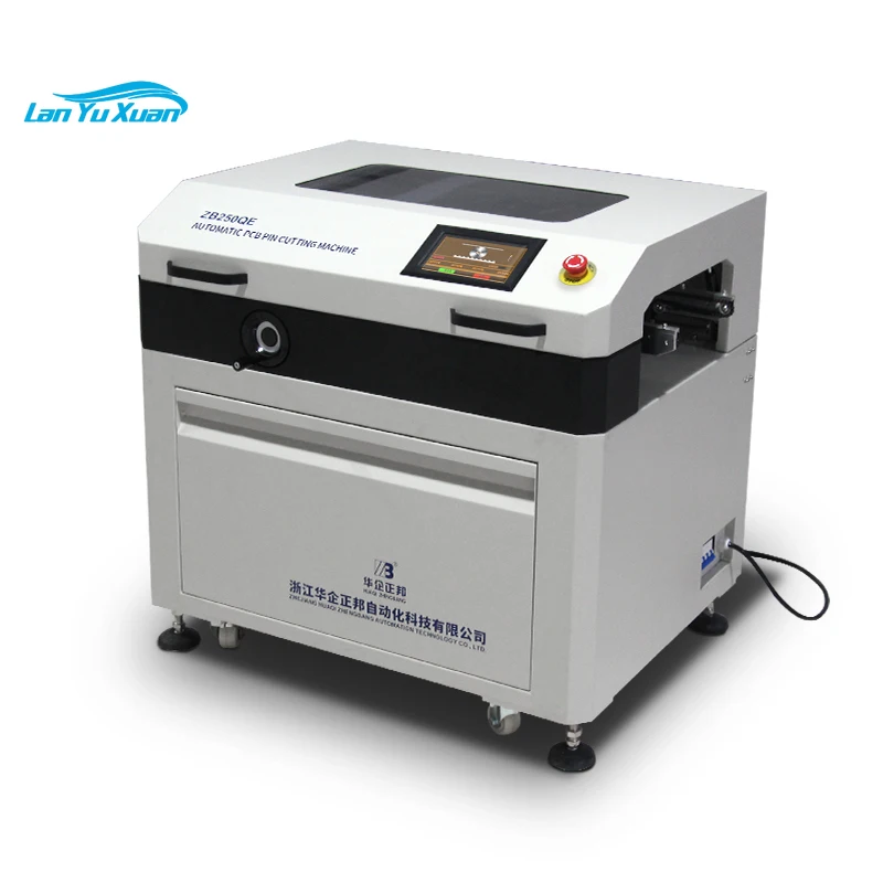 ZB250QE High-Precision PCB Separator Machine Full Automatic Pcb Lead Cutting Machine 50-250mm For Smt Electronic Components Cut