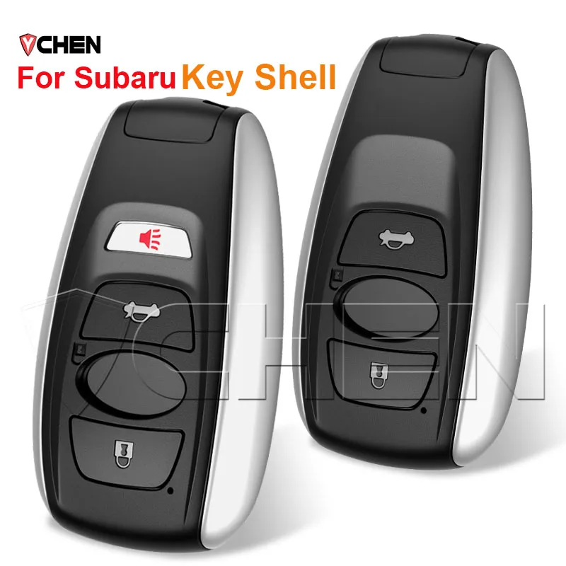 

Умный брелок для ключей, корпус для Subaru STI WRX BRZ Forester Impreza Legacy XV Crosstrek Ascent Outback, чехол с дистанционным управлением, логотип