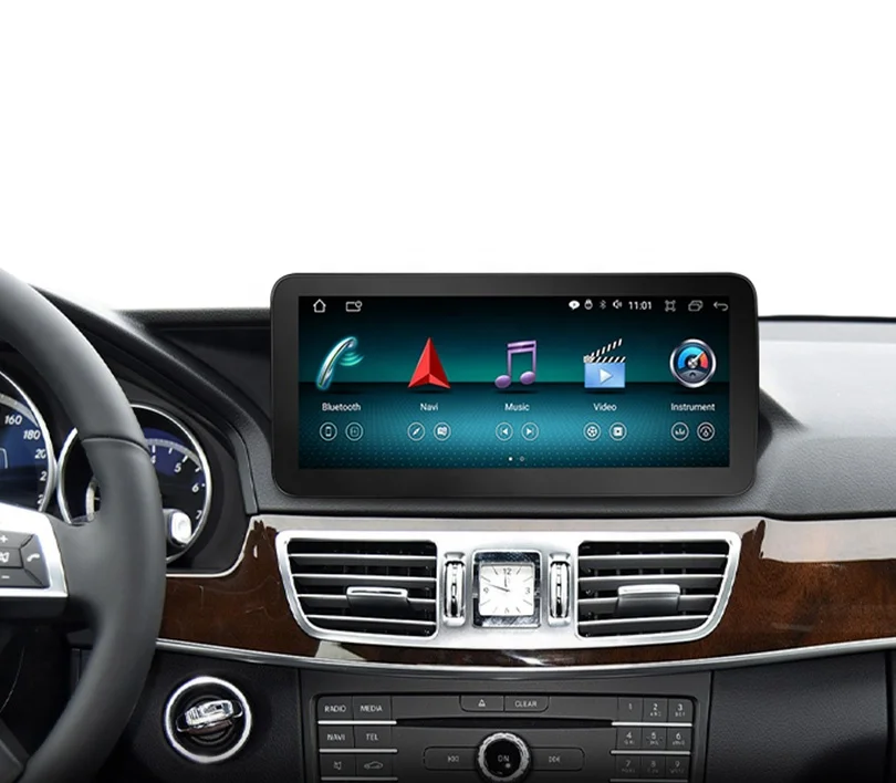 

8 Core IPS Touch Carplay Auto Split Screen Multimedia BT GPS Car Video Player for Mercedes W212 2009-2016